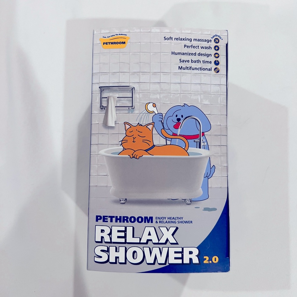 Pet Grooming & Massaging Bath Shower Head Attachment
